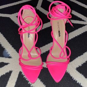 Strappy 6 inch heels